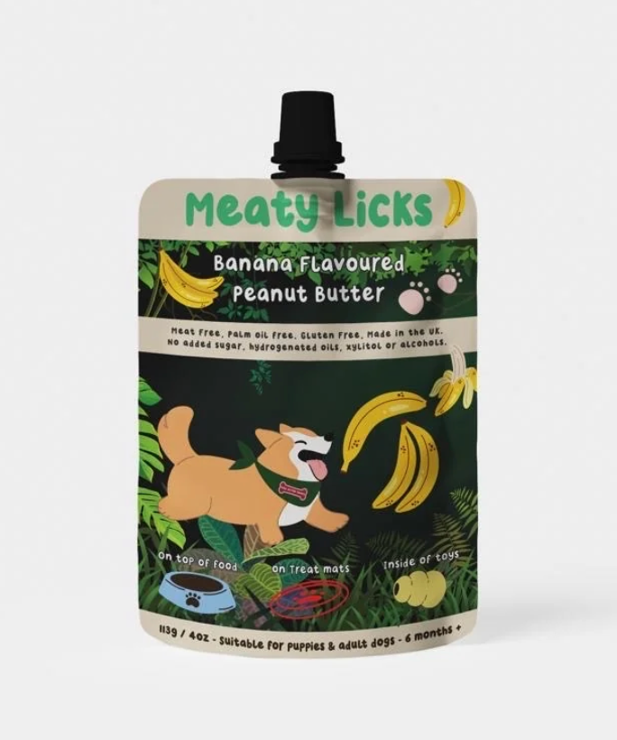 Meaty Licks Peanut Butter Flavours