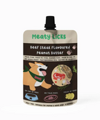 Meaty Licks Peanut Butter Flavours