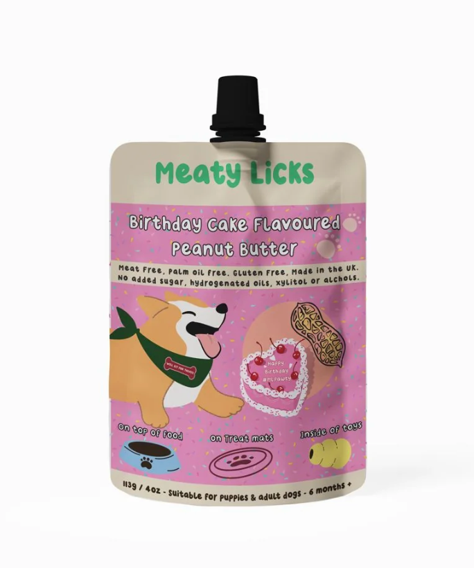 Meaty Licks Peanut Butter Flavours