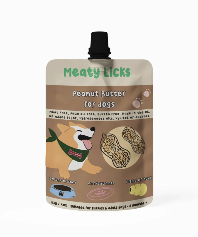 Meaty Licks Peanut Butter Flavours