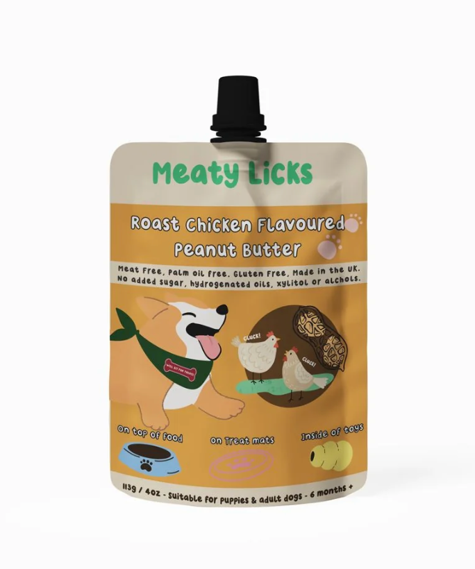 Meaty Licks Peanut Butter Flavours