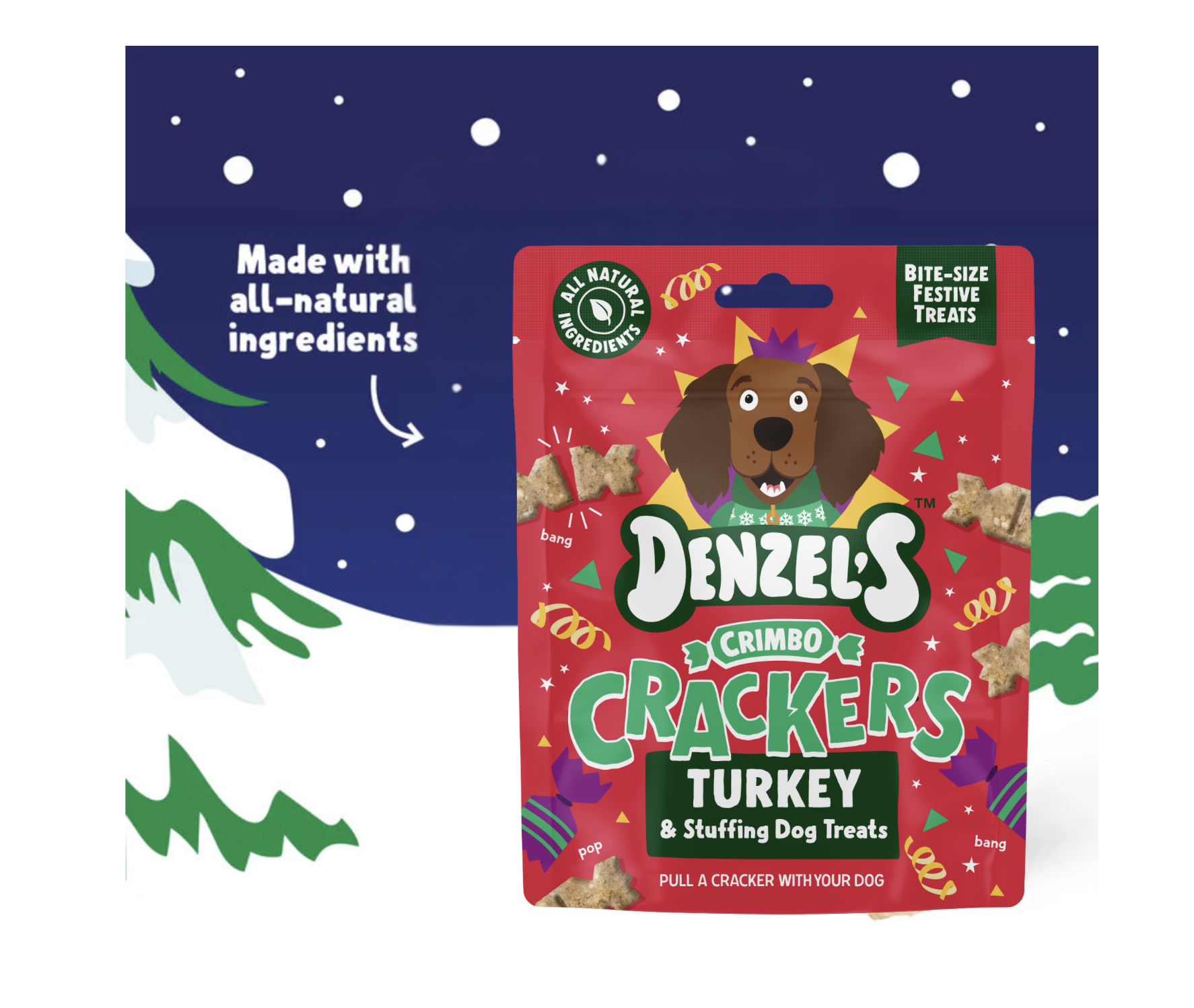 Denzel's - Crimbo Crackers - For Dogs & Puppies