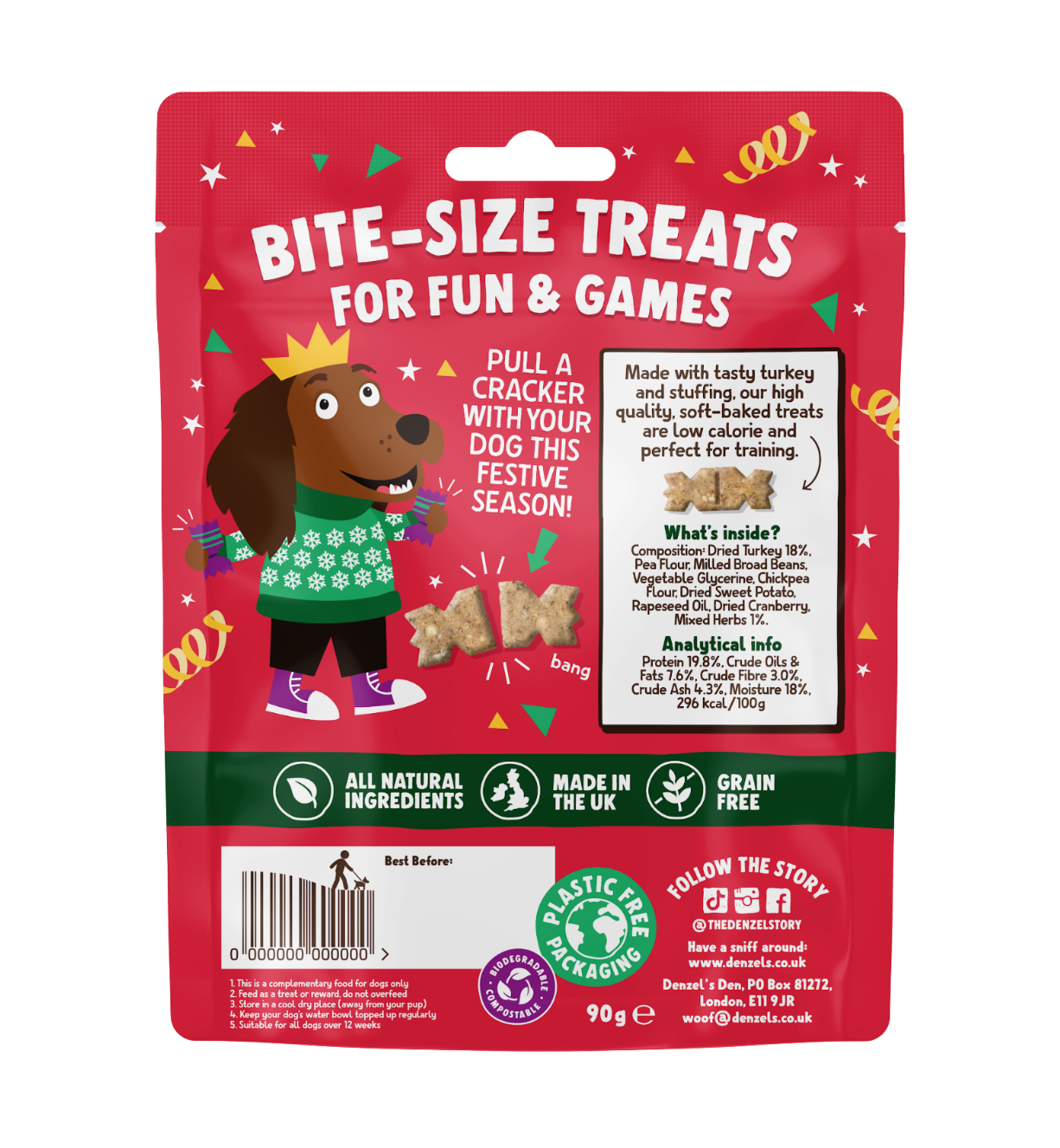 Denzel's - Crimbo Crackers - For Dogs & Puppies