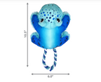 Kong Cozie Tuggz Frog Dog Toy
