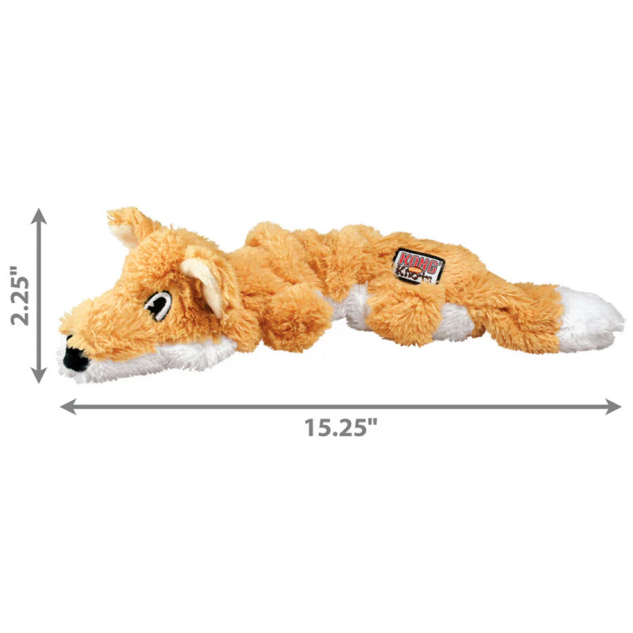 Kong Fox Scrunch Knots Dog Toy for Dogs & Puppies