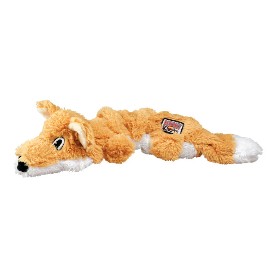 Kong Fox Scrunch Knots Dog Toy for Dogs & Puppies