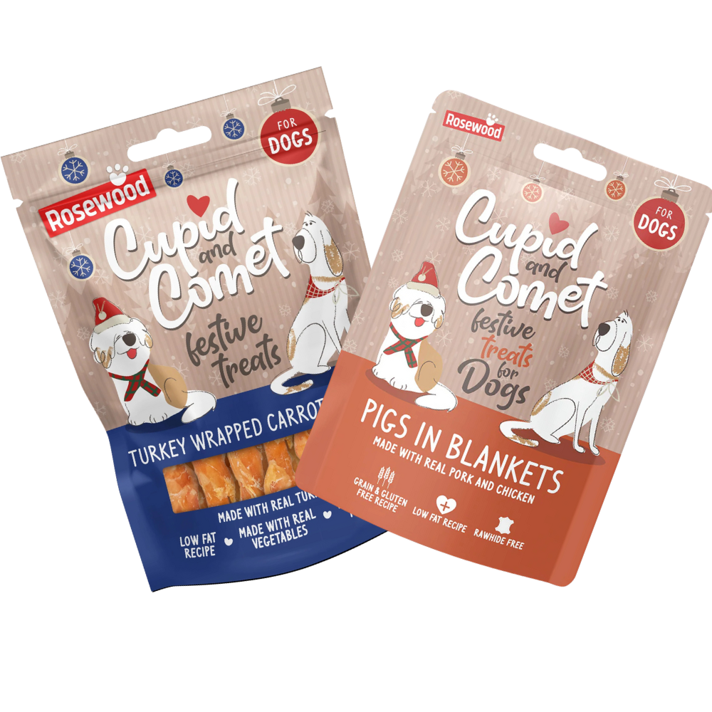 Cupid & Comet Rosewood Christmas Festive Dog Treats