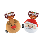 Christmas Animate Squishiez Santa & Reindeer Dog Toys