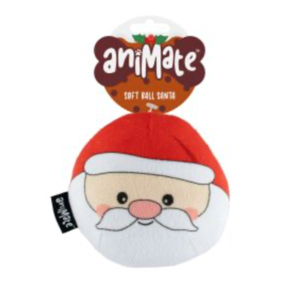 Christmas Animate Squishiez Santa & Reindeer Dog Toys