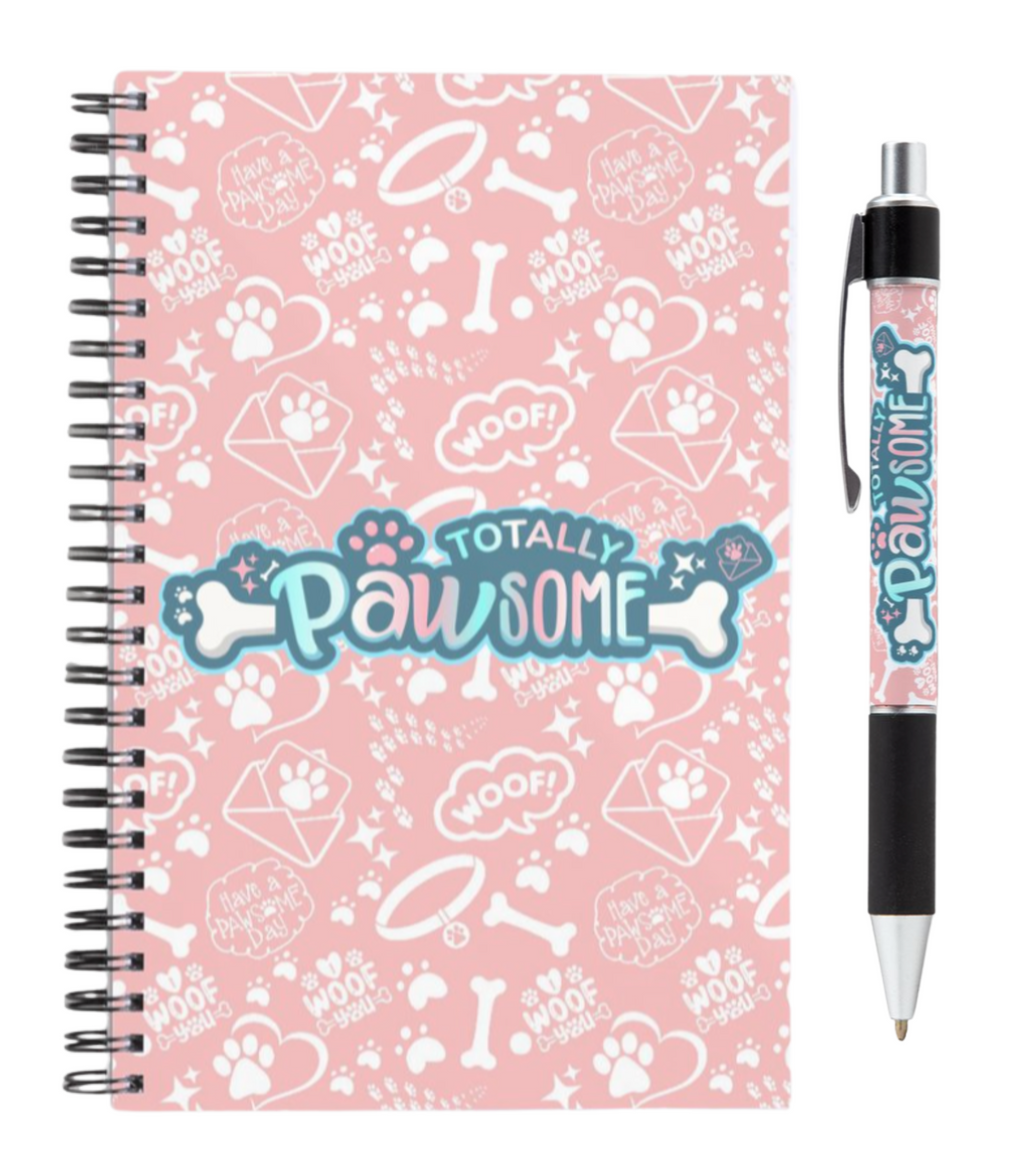 Totally Pawsome NotePad & Pen