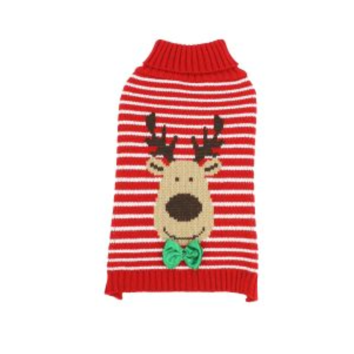 Reindeer Stripe Jumper - For Dogs & Puppies