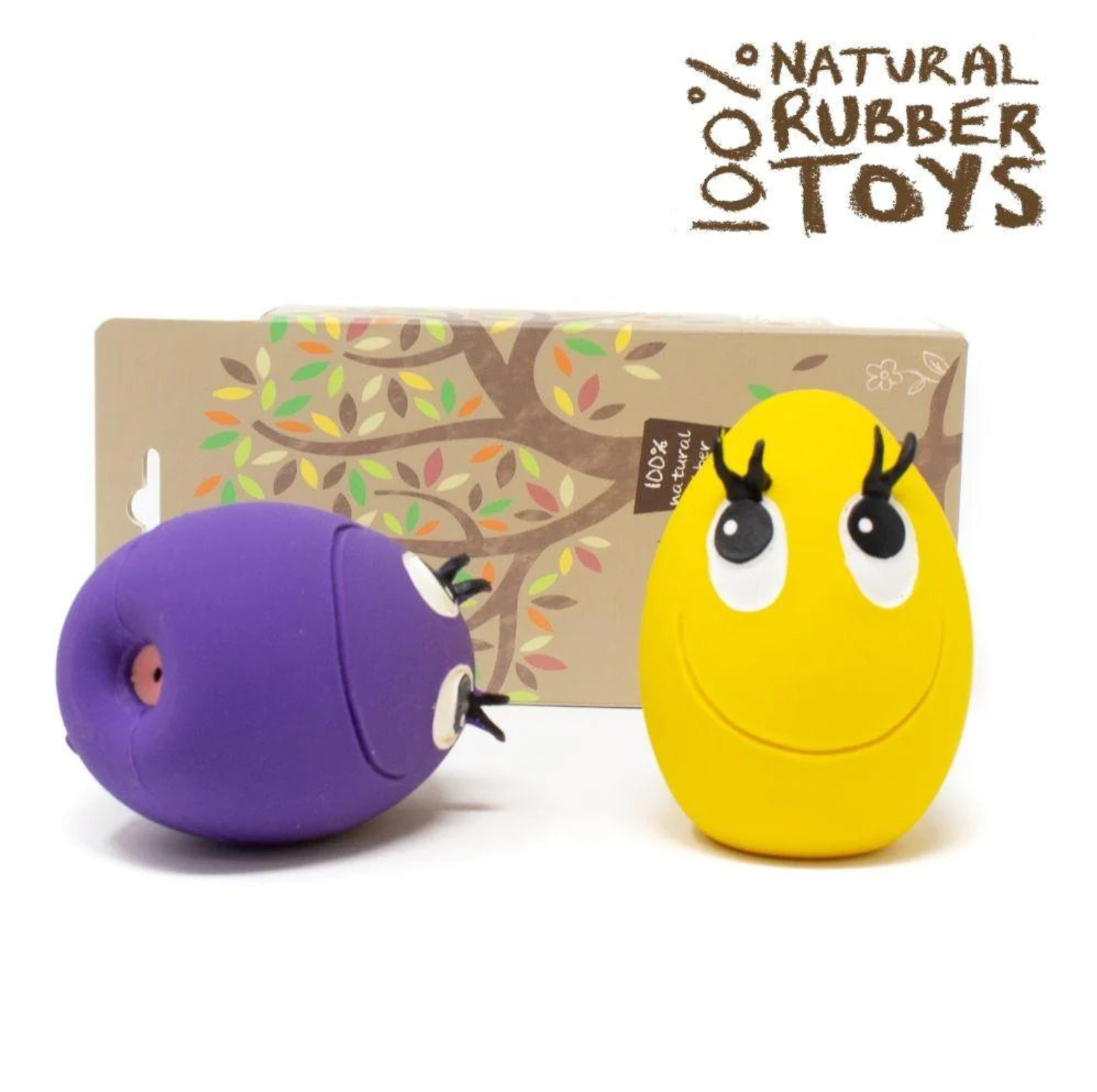 yellow and purple ovo egg toy