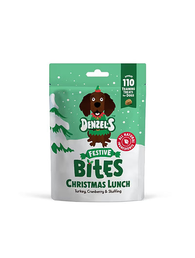 Denzel's - Christmas Festive Bites Treats - For Dogs & Puppies