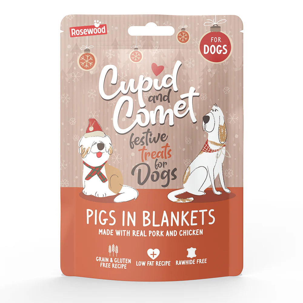 Cupid & Comet Rosewood Christmas Festive Dog Treats