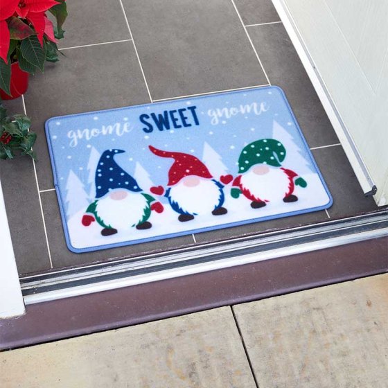 Gnome Sweet Gnome - Christmas Mat