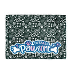 Forest Green - Totally Pawsome Fleece Blanket