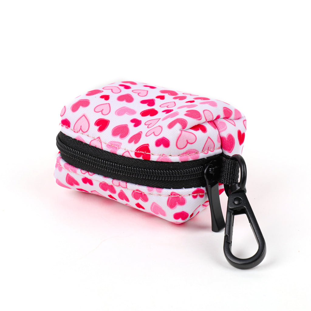 hearts dog poo bag holder 