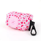 hearts dog poop bag holder