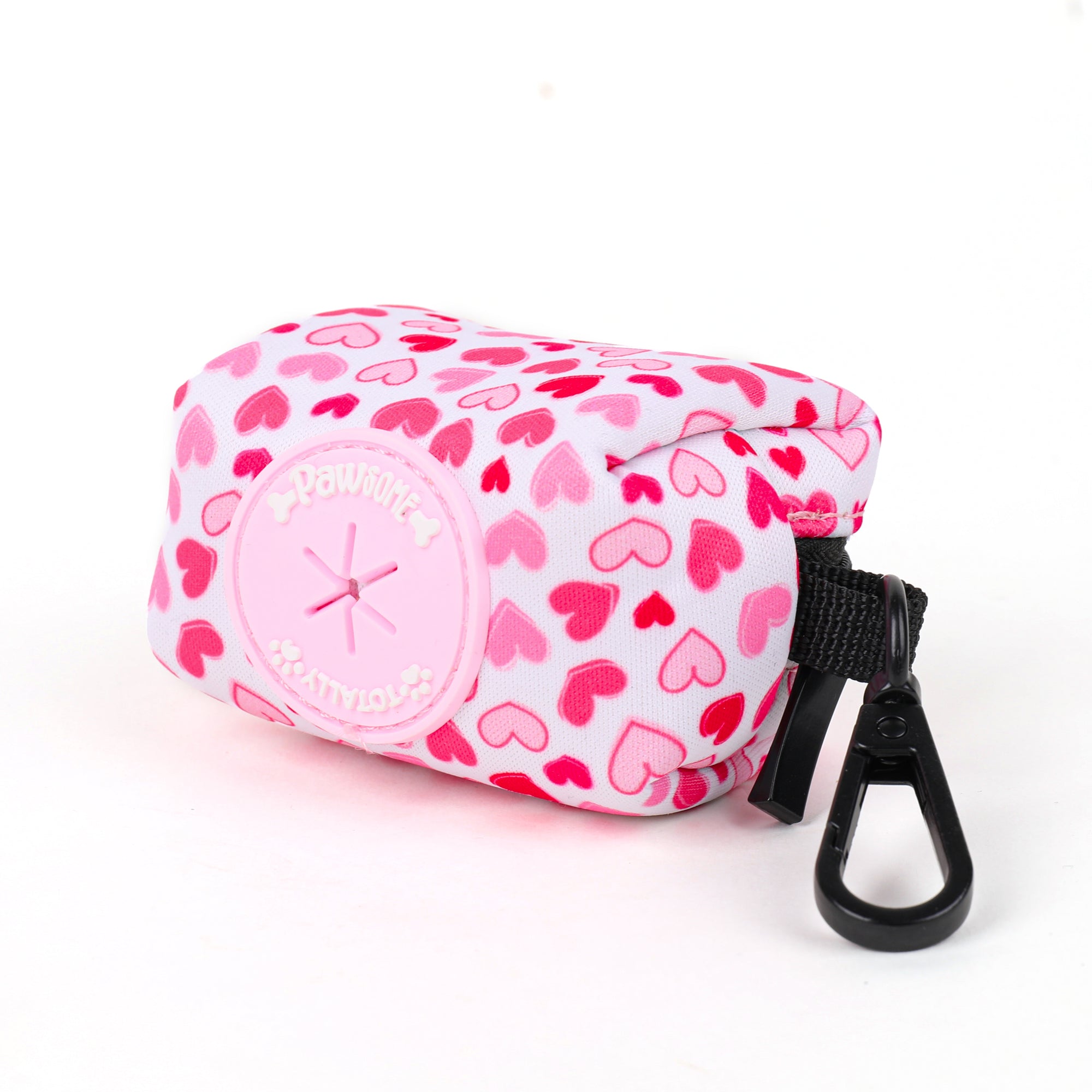 hearts dog poop bag holder
