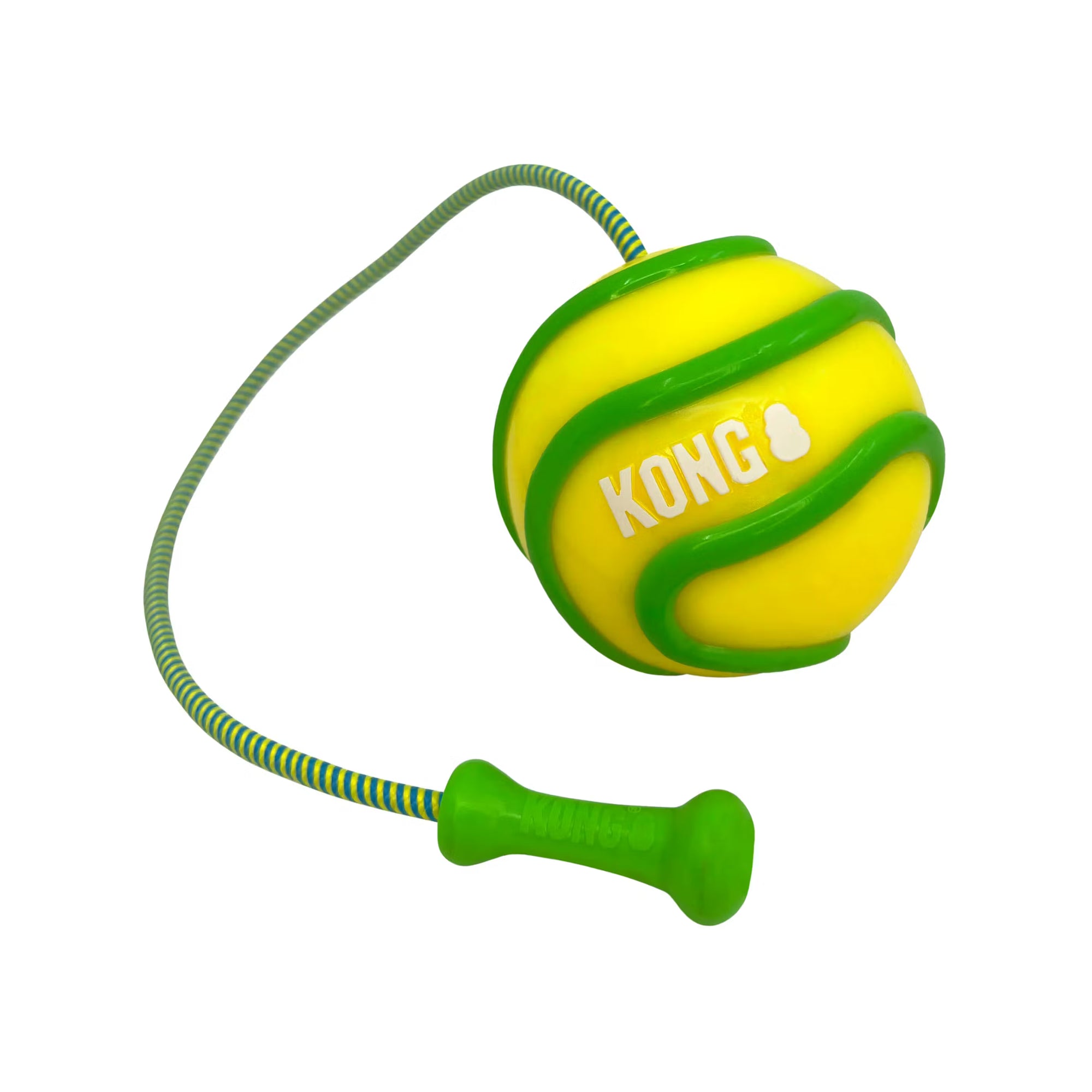 KONG Bunji Ball Hi-Viz Dog Toy