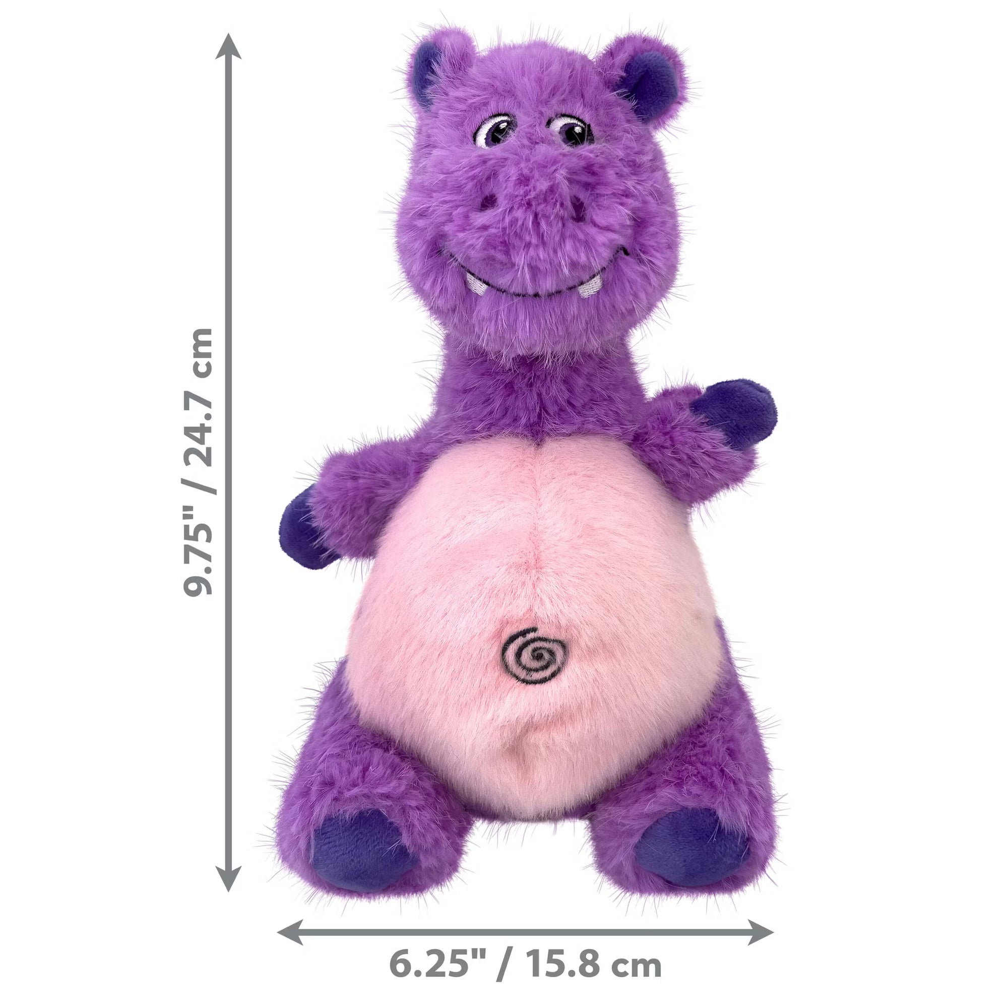KONG Knots Belly Hippo Dog Toy