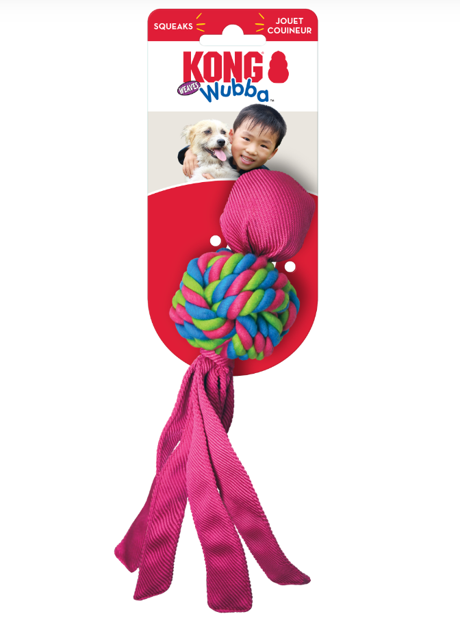 kong wubba weave dog toy
