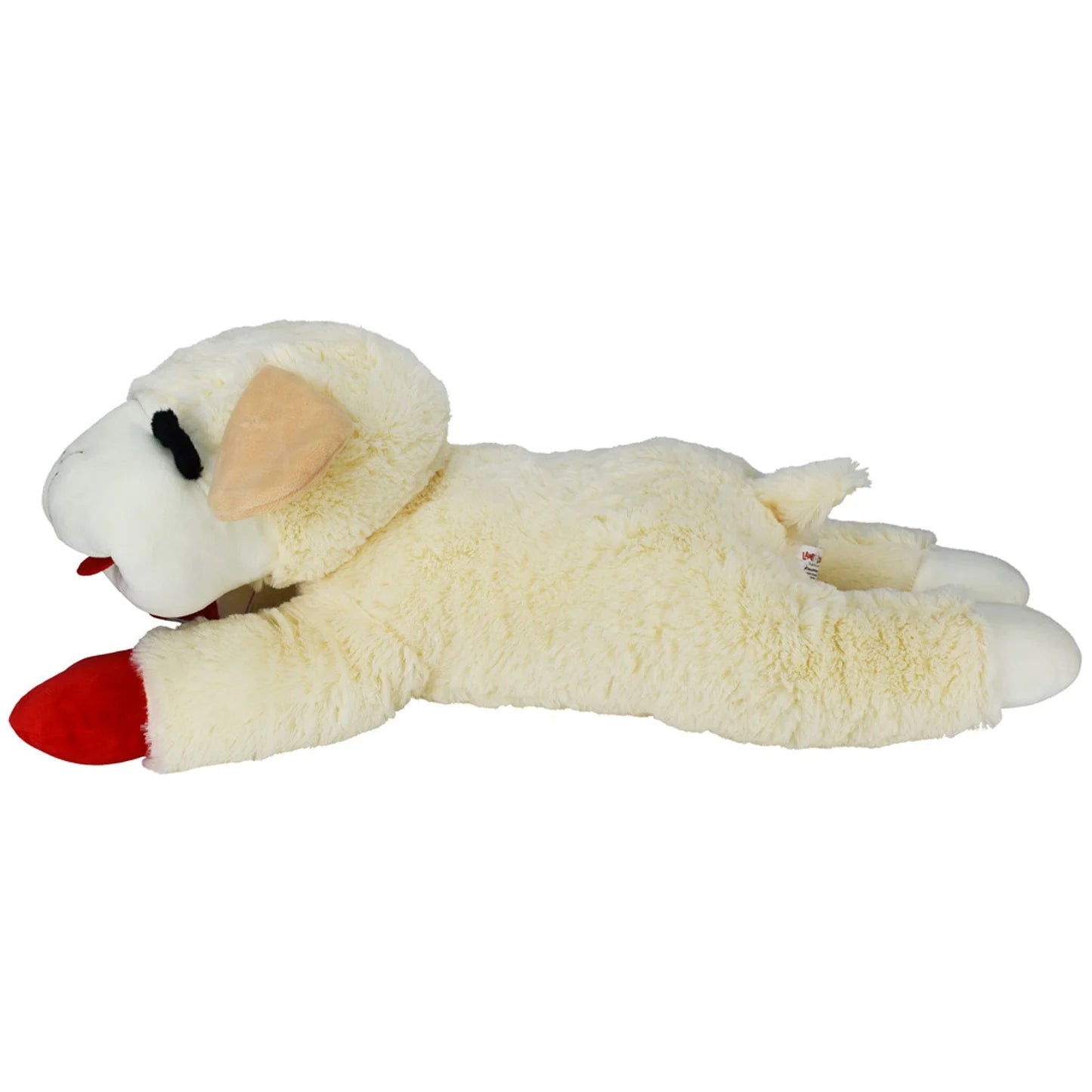Santa Lamb Chop Soft Plush Dog Toy