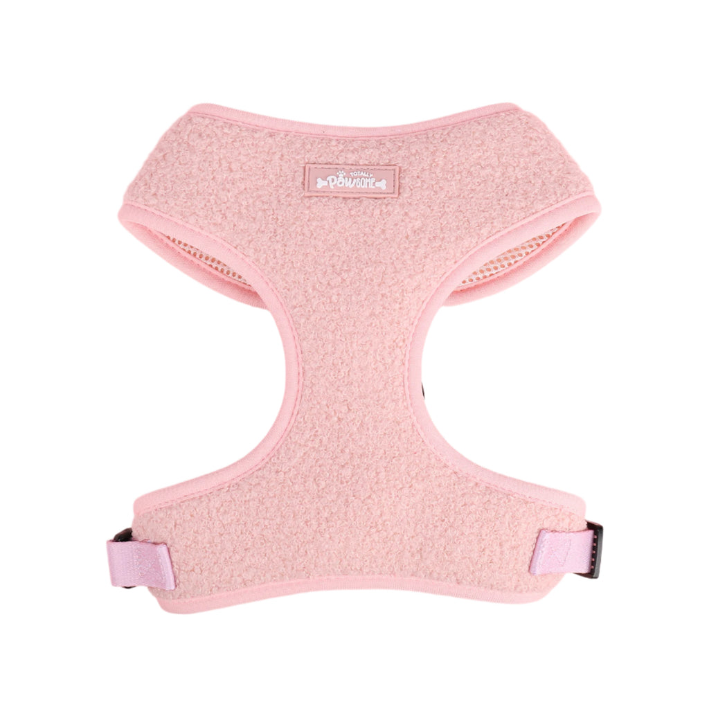 Marshmallow Pink Teddy harness - Totally Pawsome