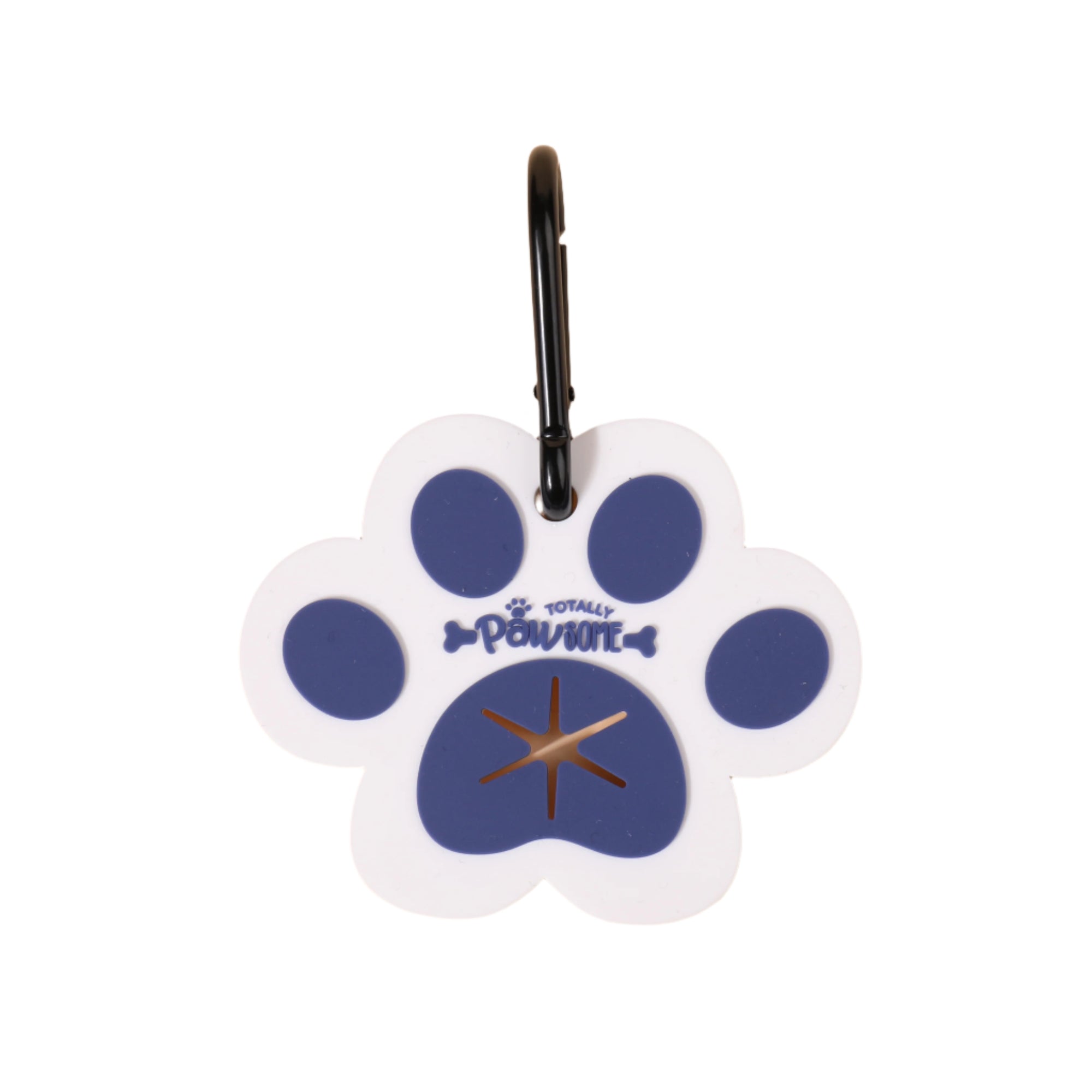 Navy Poop Bag Clip - Totally Pawsome