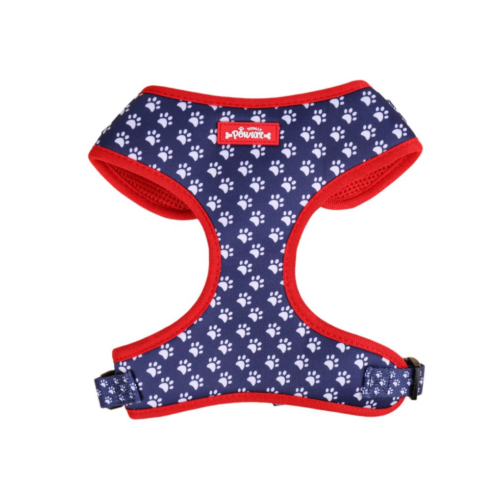 Classy Navy Paws adjustable neck Harness