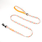 orange dog lead showing the padde handle in bright summer orange