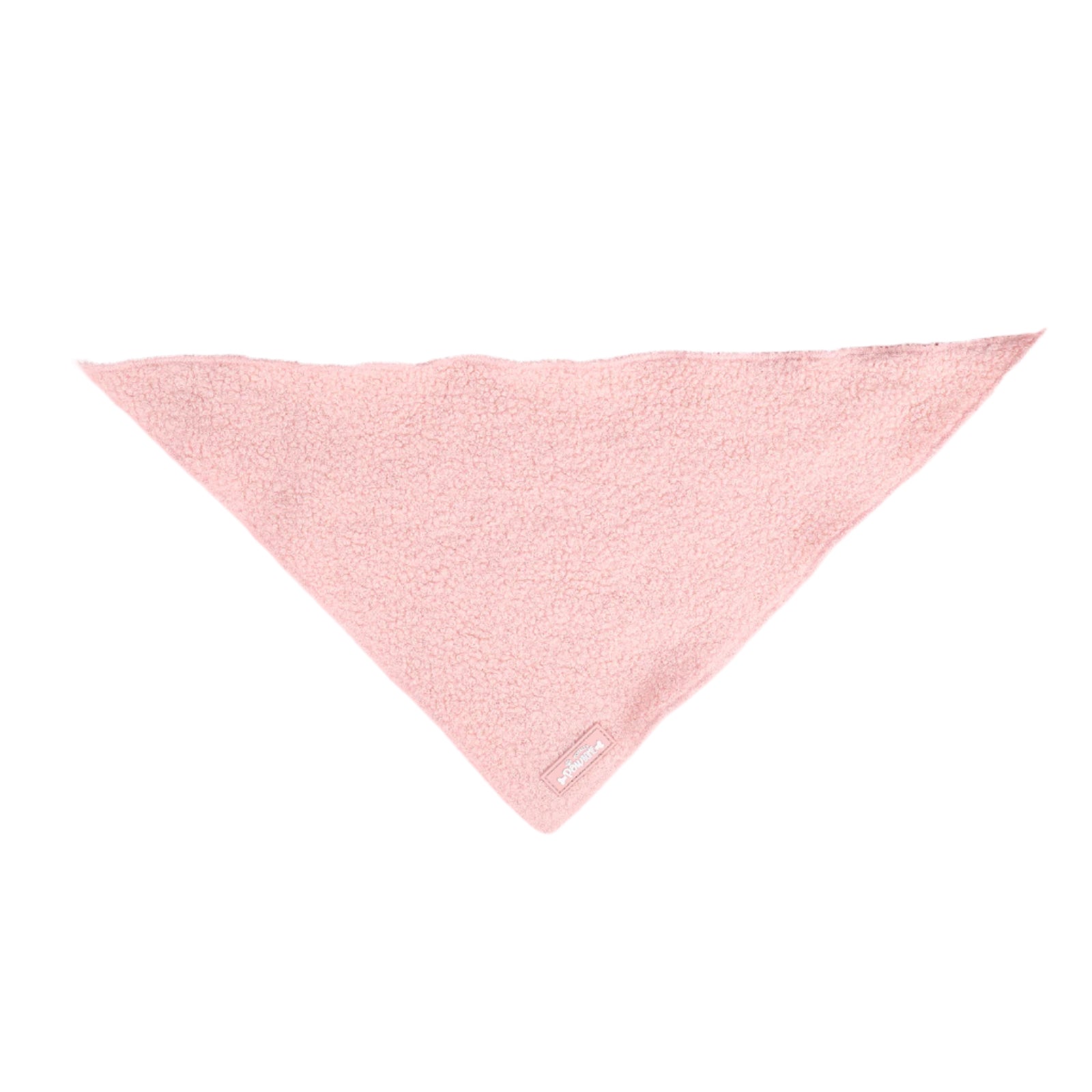 Marshmallow Pink Teddy Bandana - Totally Pawsome