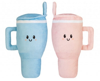 Squeaky Plush Poochy Flask - Dog Toy