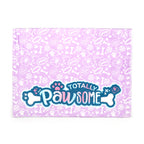 Purple Haze - Totally Pawsome Fleece Blanket