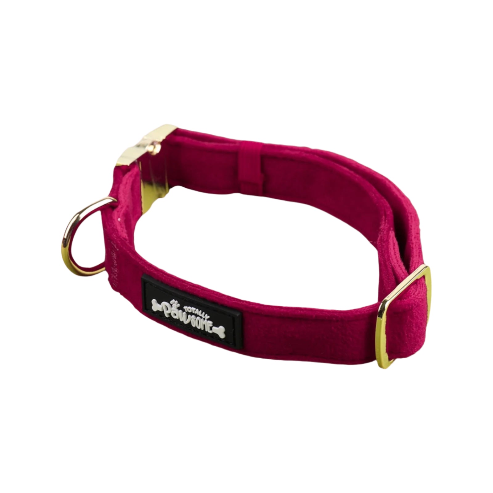 Red Velvet Collar - Totally Pawsome