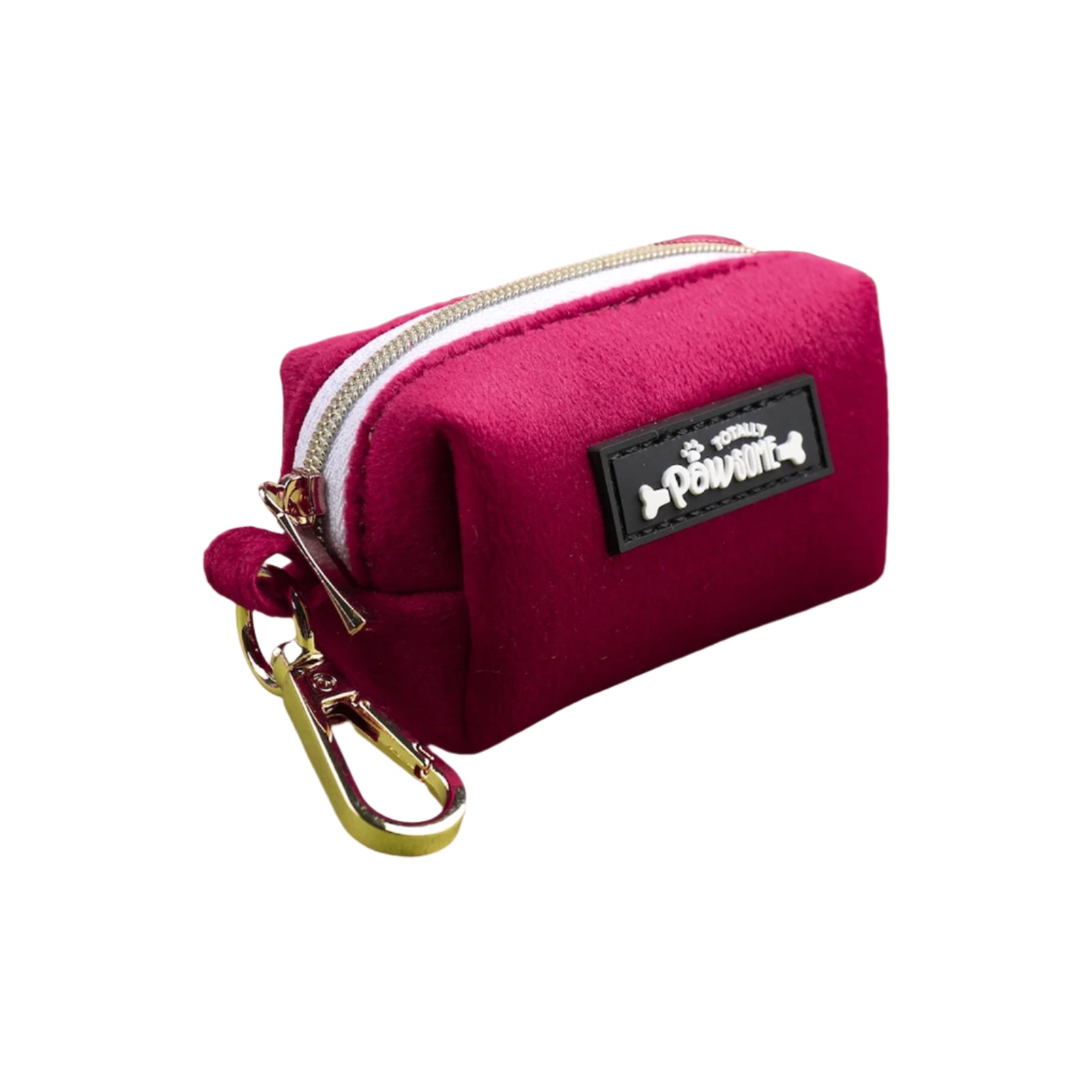 Red Velvet Poop bag holder - Totally Pawsome