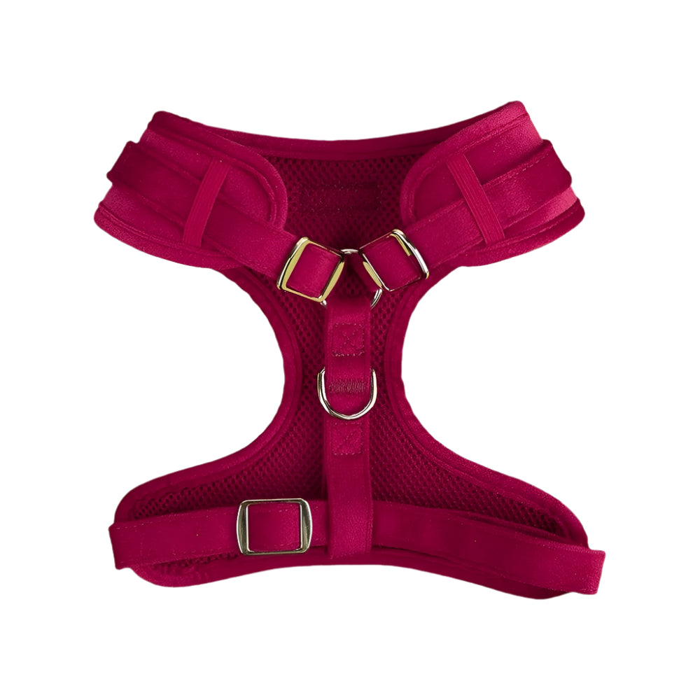 Red Velvet Harness - Totally Pawsome