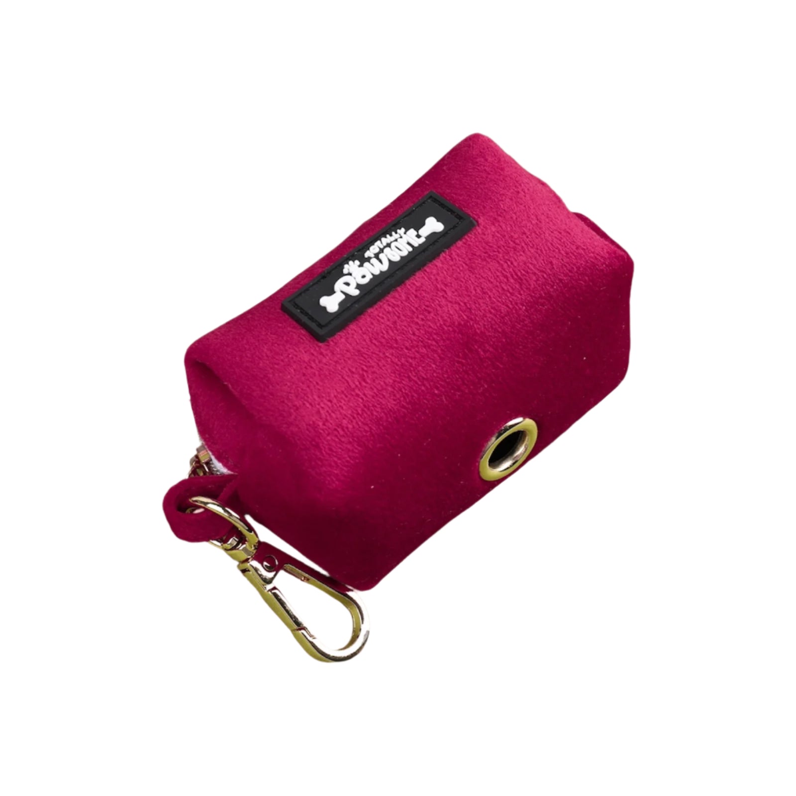 Red Velvet Poop bag holder - Totally Pawsome