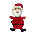 Christmas Santa & Reindeer Flattie Dog Toys