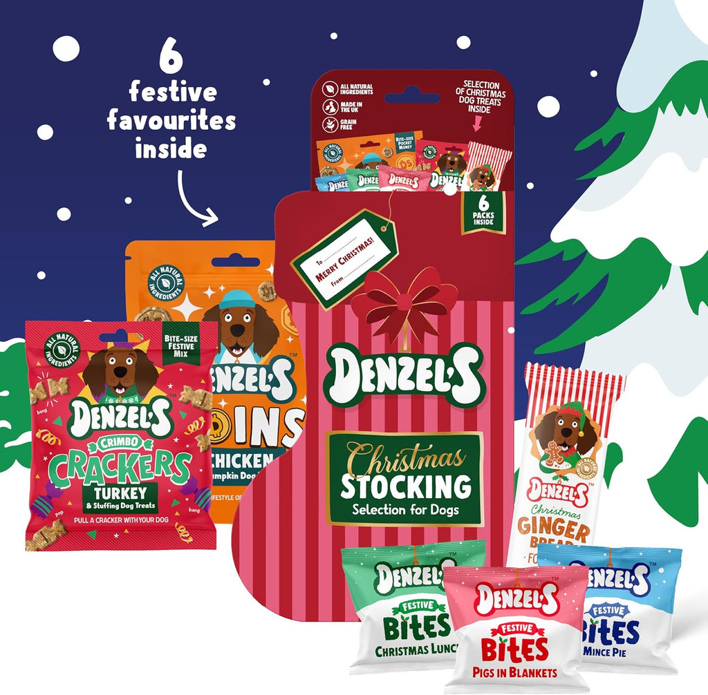 Denzel's Christmas Stocking for Dogs & Puppies