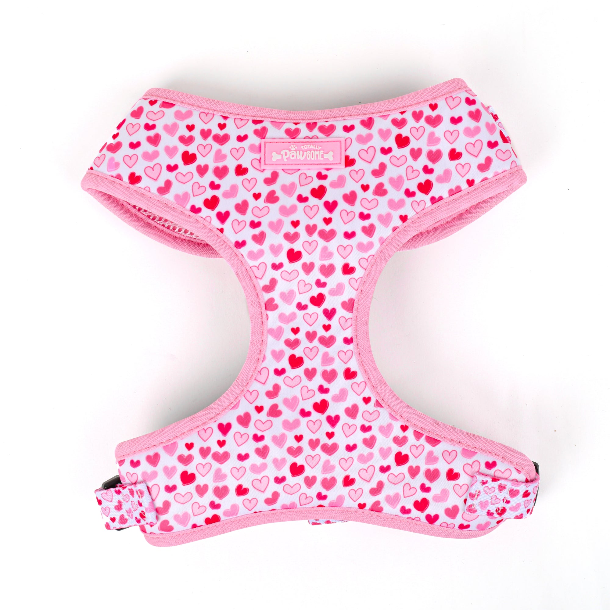 valentine dog adjustable neck harness