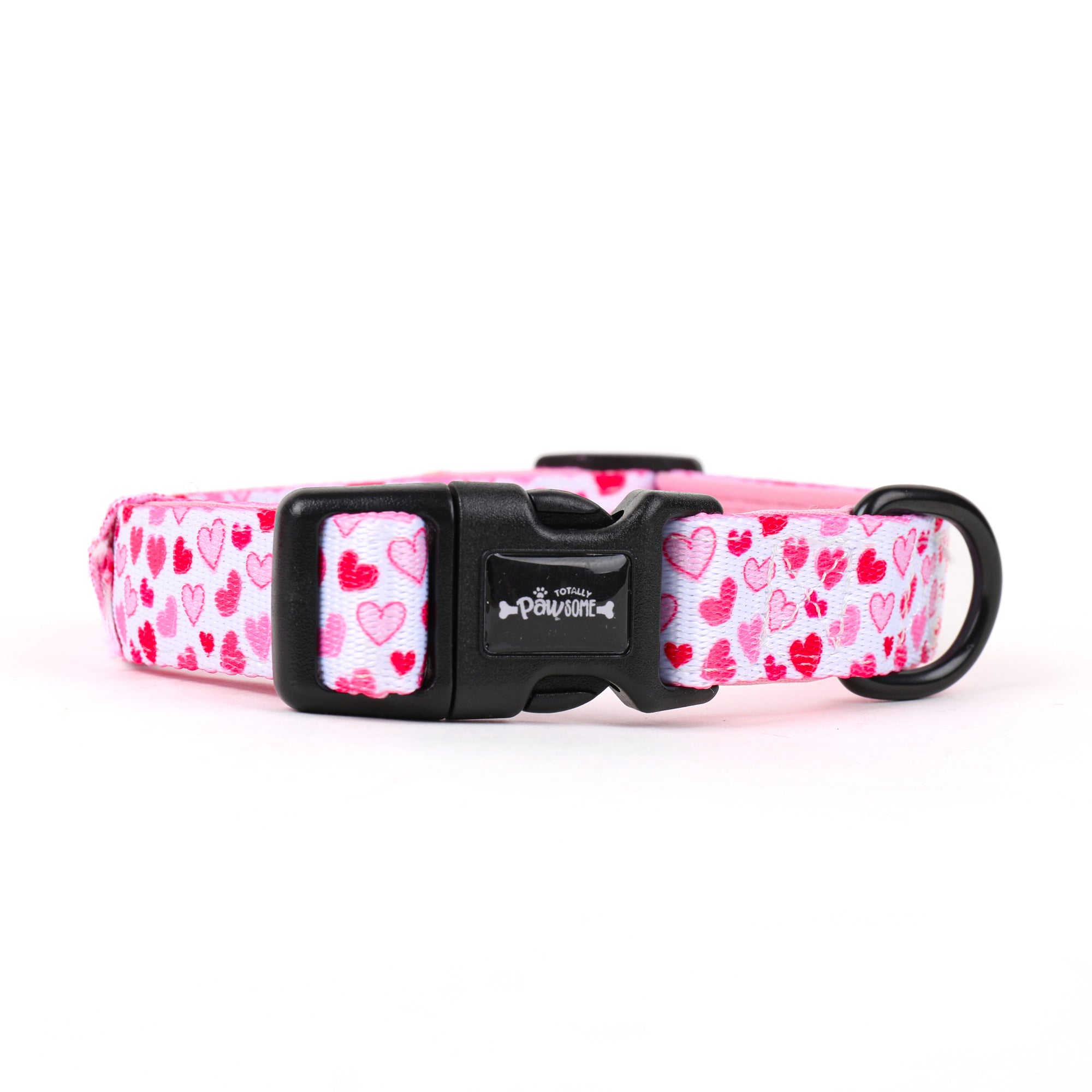 valentines dog collar side pic